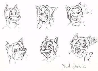 [commission] Mud Expression Sheet