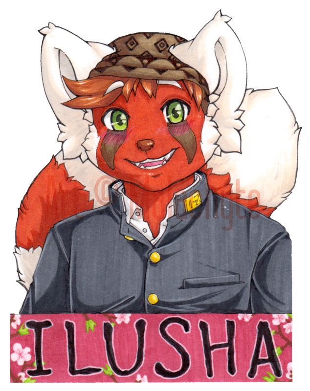 [Badge] Ilusha Cutout Badge