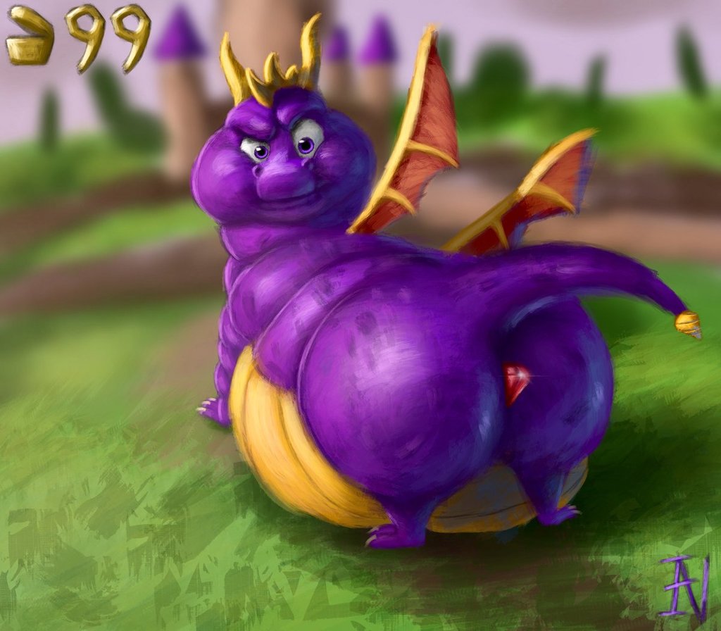 Spyro is having a hard time finding where that last gem went.
