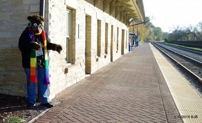 Waldolf at the Lockport Il Metra Station