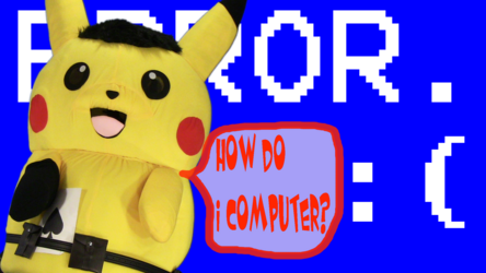 Mascot Fursuiting: Ace Spade the Pikachu Tries to Use a Computer