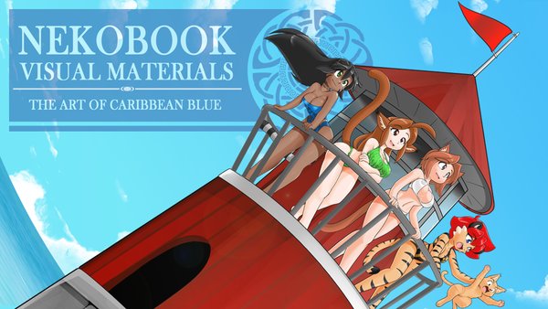 The art of Caribbean blue hardcover book kickstarter!