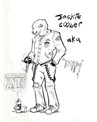 Inktober #5 - Jackie "Dippy" Coober