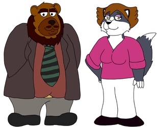 Papa Bear and Mama Wolf as the Petes