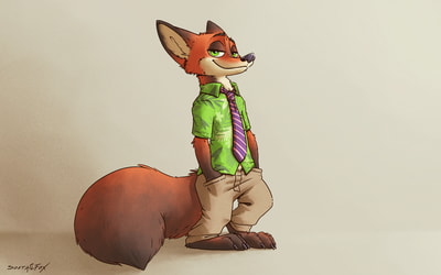 nick wilde commission for gerplexan
