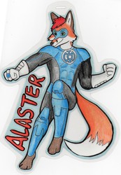 Alaster Blue Lantern badge