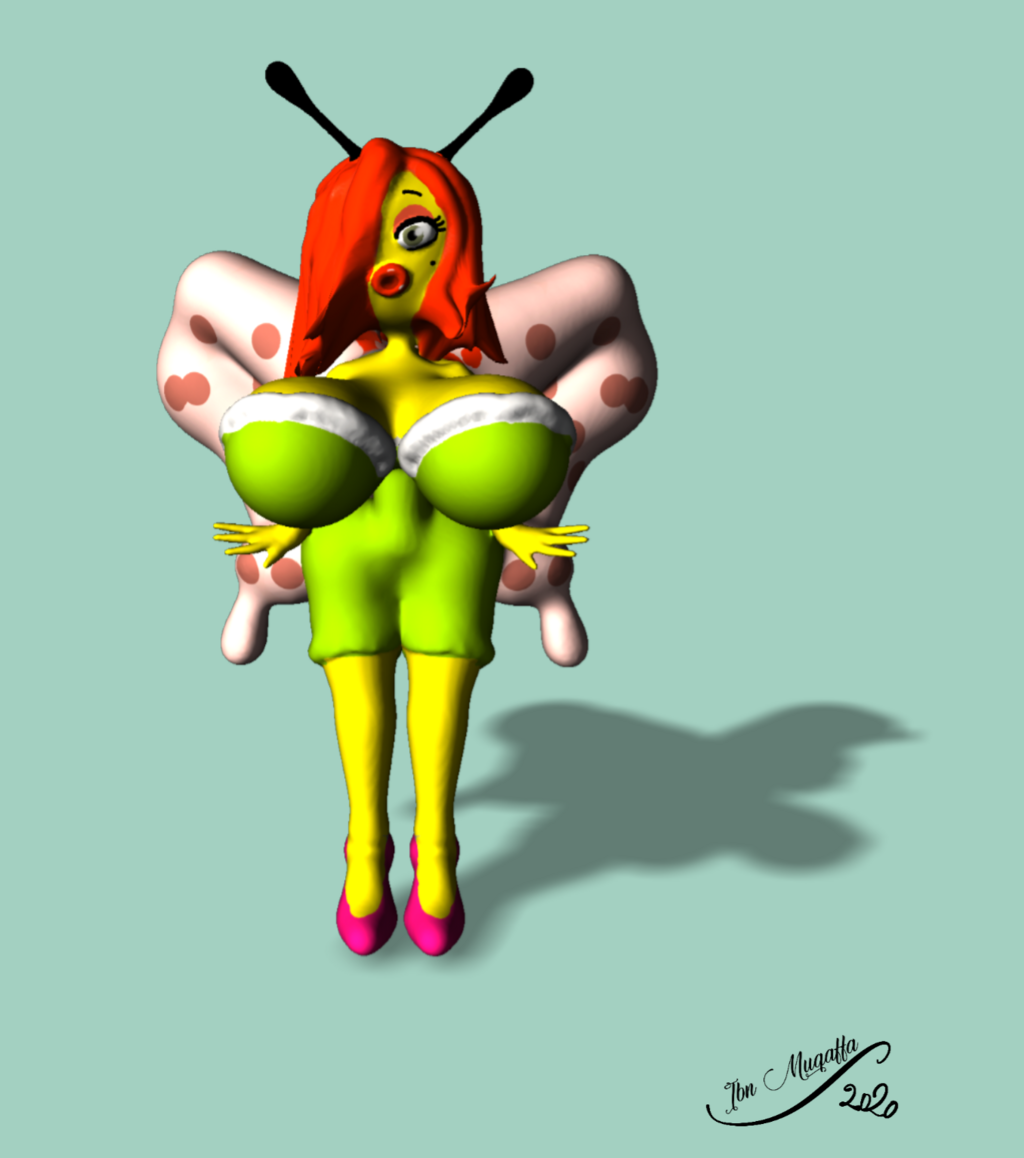 Patra The Butterfly 3d Modeled 