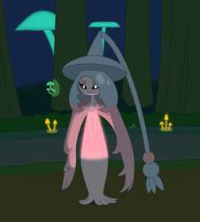 Hatterene, the Relaxing Lamp Fairy
