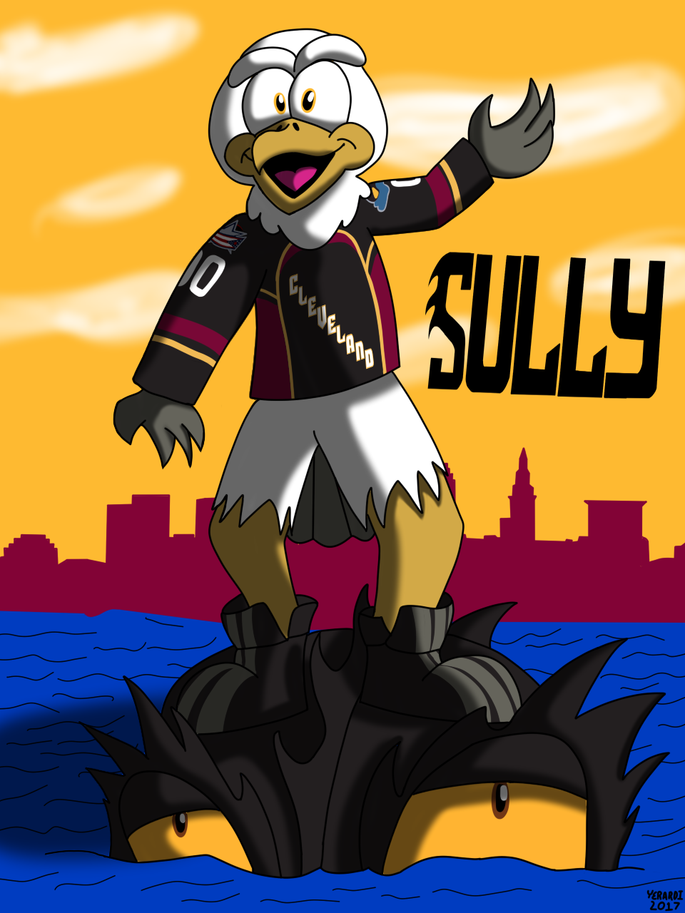 AHL MAX Series Number 16 of 30: Sully - Cleveland Monsters
