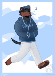 COMMISSION: Whistling Rottie