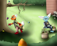 Zootopia Easter egg hunt by WhisperFluff