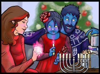 Happy Hanukkah from the Wagners