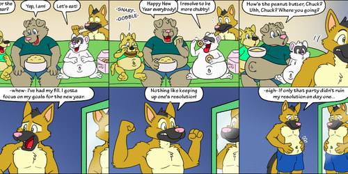 -COMIC- New Years Overeating