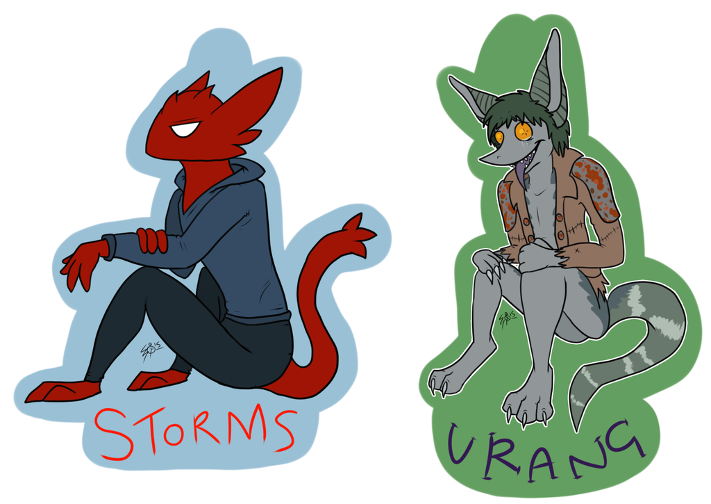 Storms and Urang Full Body Badges