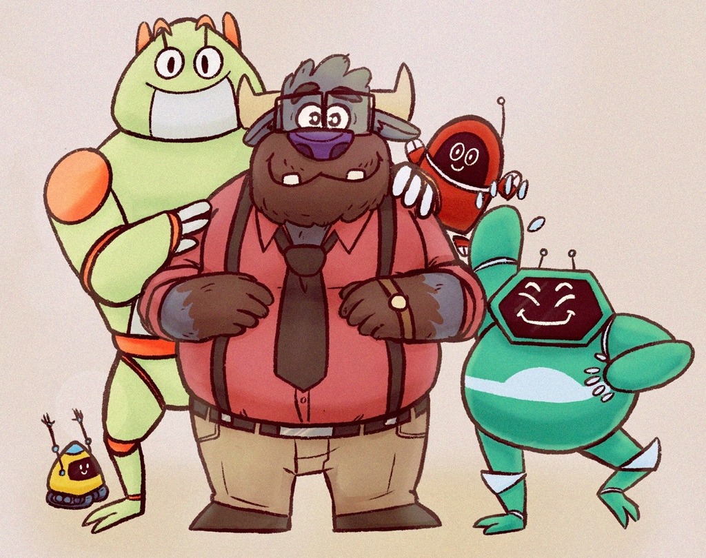 Qoby and His Robo Buddies!