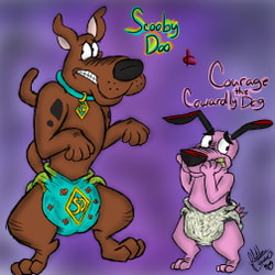 Scooby Doo & Courage