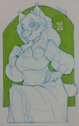 [Traditional Sketch] Lady Kit