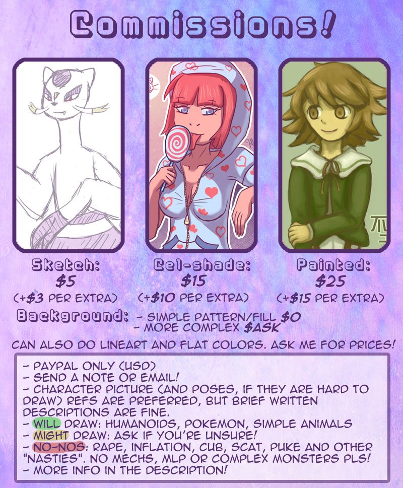 Commissions! (UPDATED)