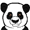 laughing panda - animation