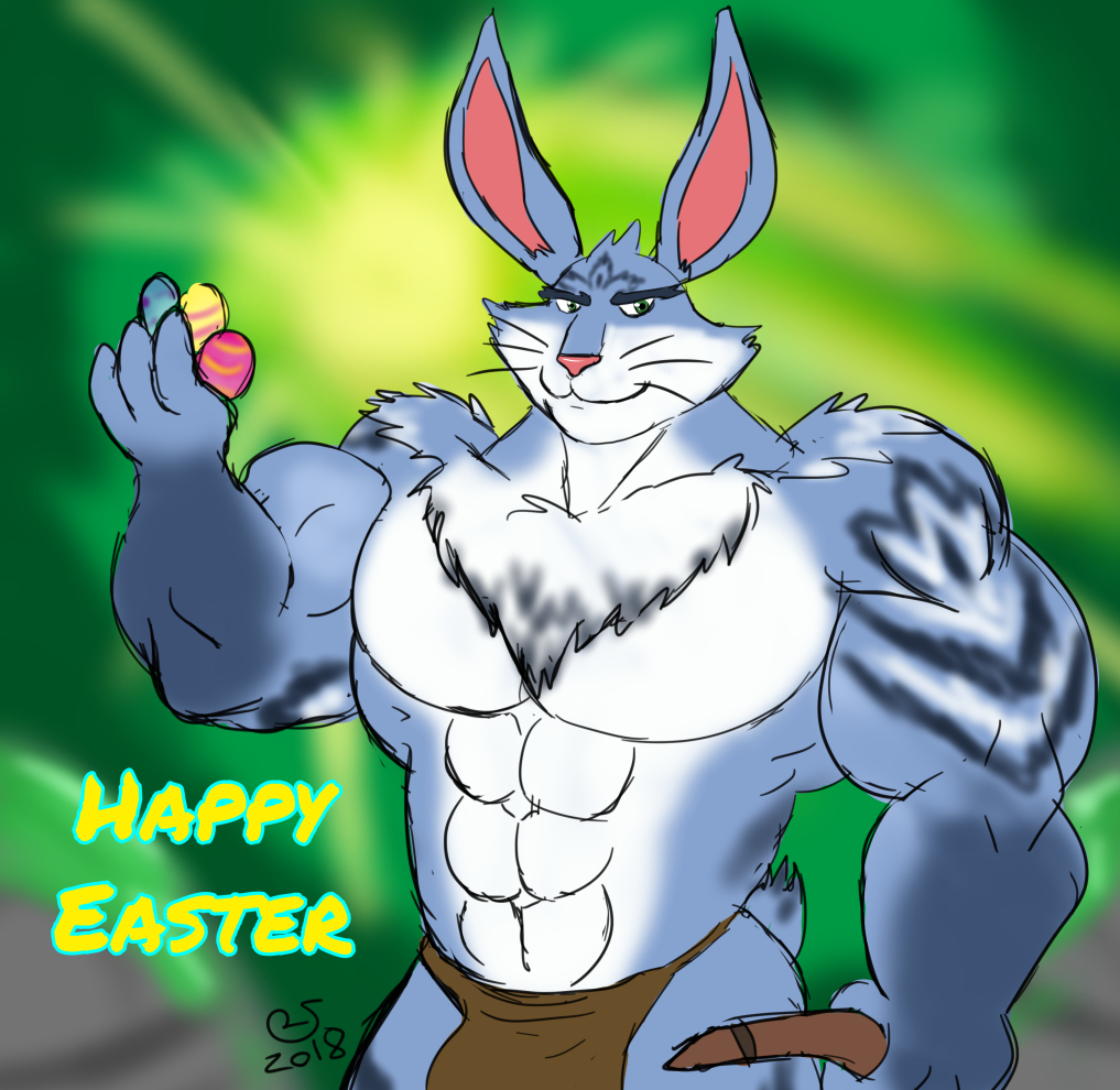 Buff Fantart Friday: Easter Bunny a.k.a. Bunnymund