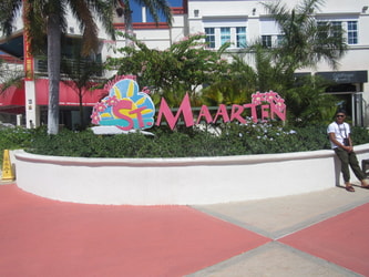 Welcome to St. Maarten sign