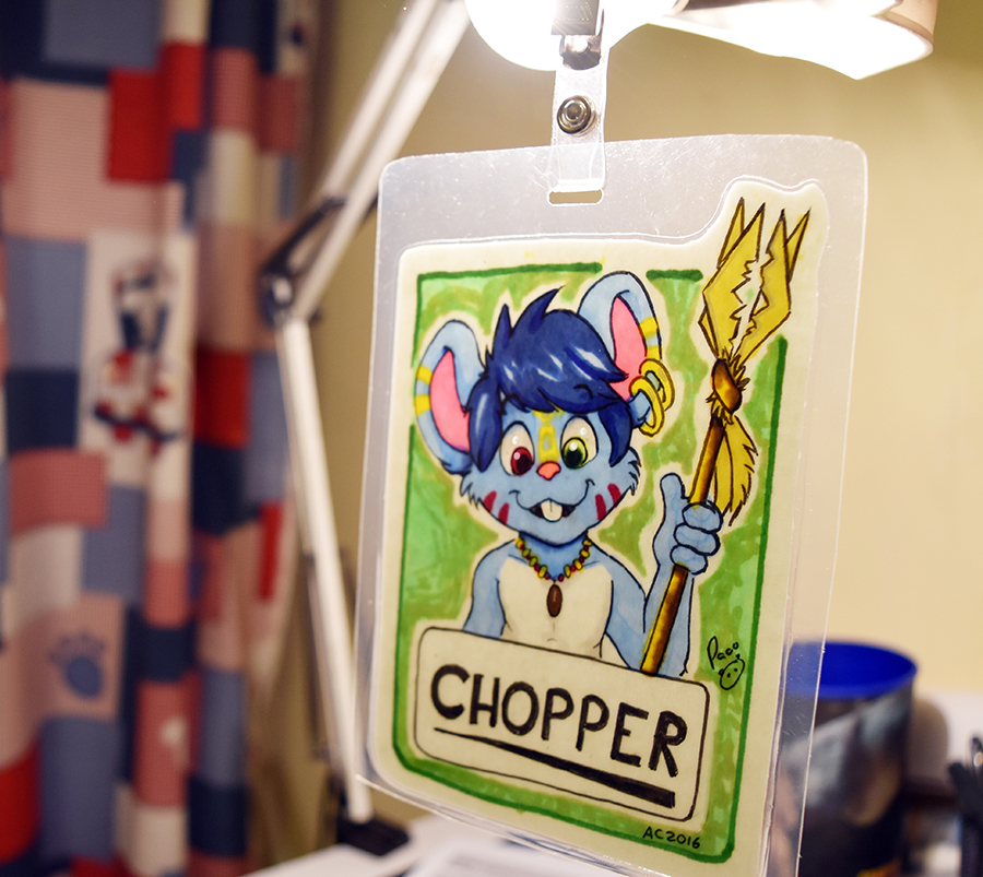 Chopper badge