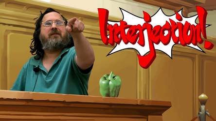 Interjection! (Richard Stallman)