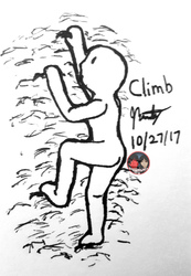 Inktober 2017 - Day 27 "Climb"