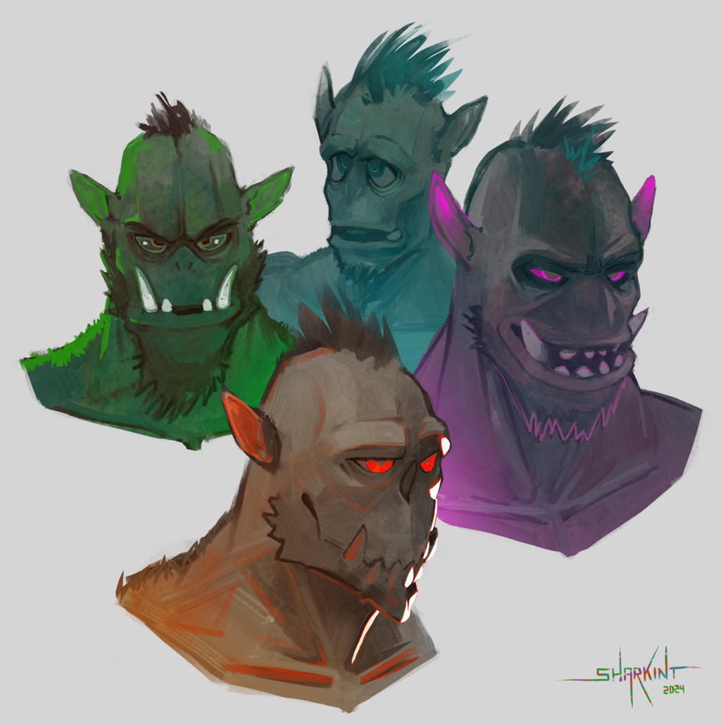 Most recent image: Orc boys