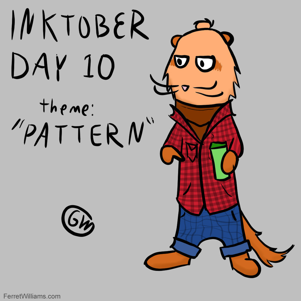 Inktober Day 10: "Pattern"