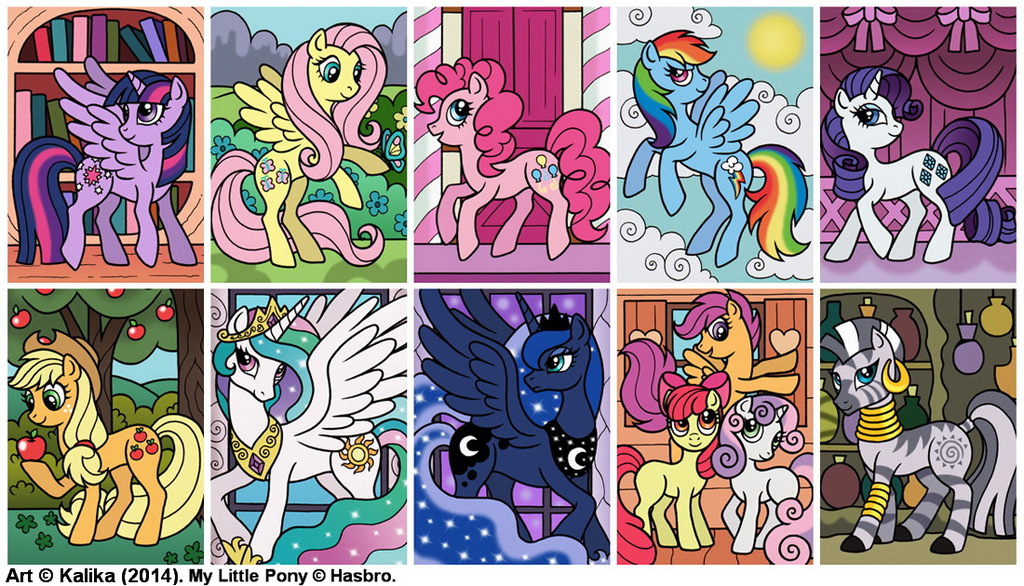 My Little Pony Magnets - 2014