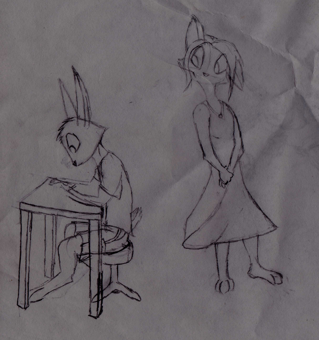 April & Jack Sketch