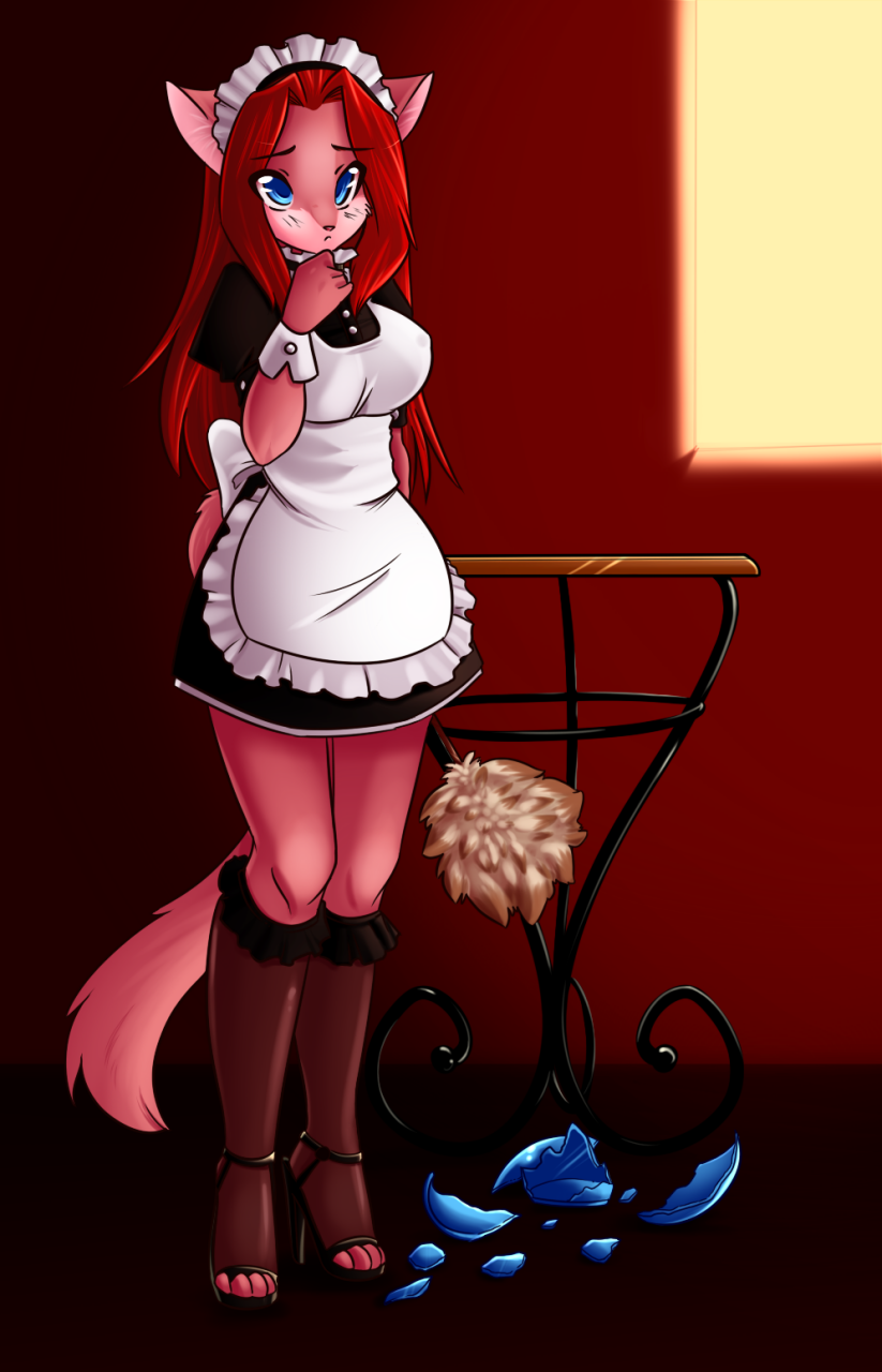 Featured image: clumsy Kitty maid