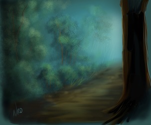 Deep Woods (Digital Painting Practice)
