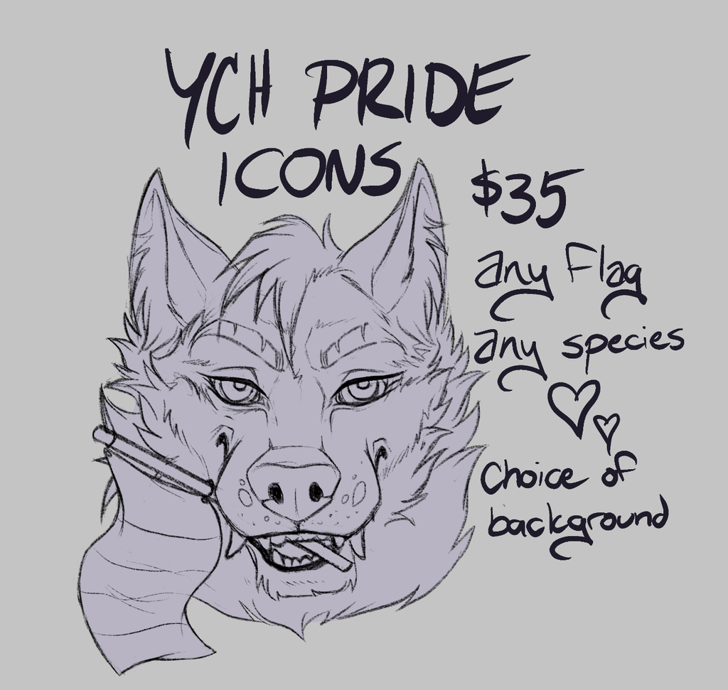 Most recent image: PRIDE MONTH YCH headshots! 