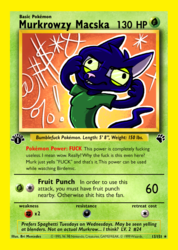 Pokemon Card Badge: Murkrowzy