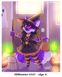 Pumpkin Witch - Commission