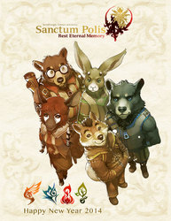 Sanctum Polis New Year 2014 artwork