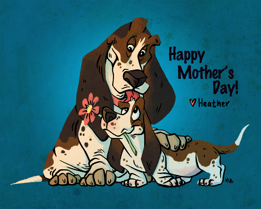 Mother's Day Bassets
