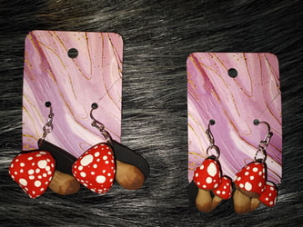 Mushroom Earrings | for sale