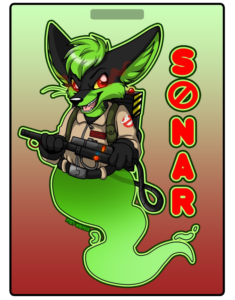 Who You Gonna Call ?? Badge - By FieryWolfess