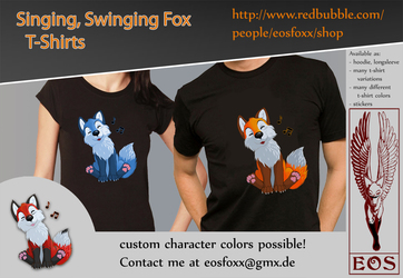 Singing, Swinging Fox T-Shirts