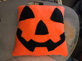 Halloween Pumpkin Jack O'Lantern Throw Pillow For Sale
