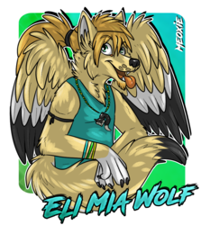 .: Eli Mia Wolf badge [COM]