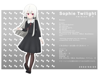Sophie Twilight v1.0 (MMD Model DL)