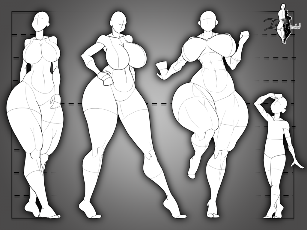 Giant Woman Practice (Cleaner Outline)