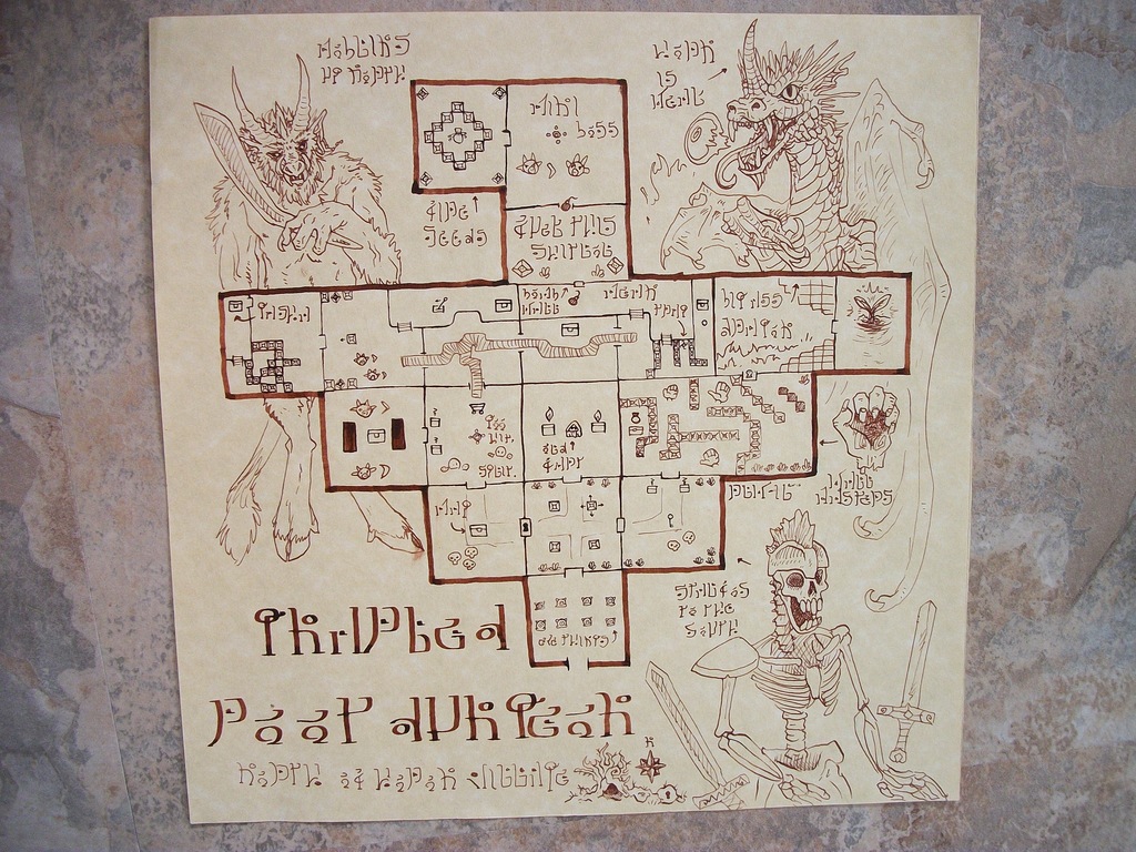 dungeon map