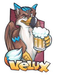 AC 2011 Beer Large Badge by Mary Mouse