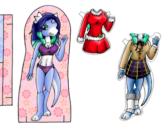 Naia paperdoll + outfits