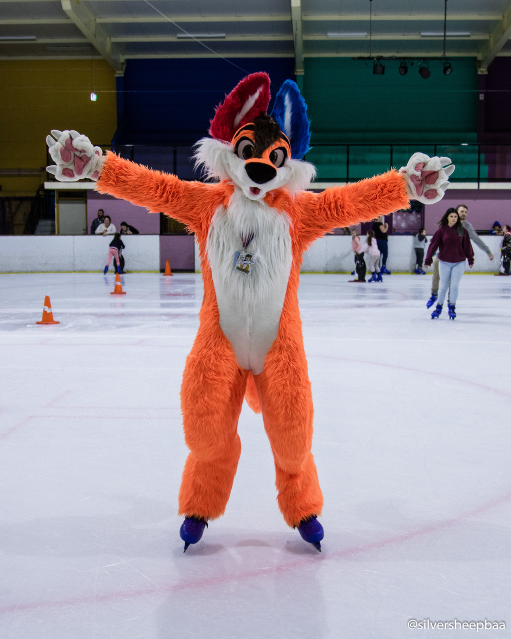 Furries on Ice 2017: Ozzi Foxy on Ice